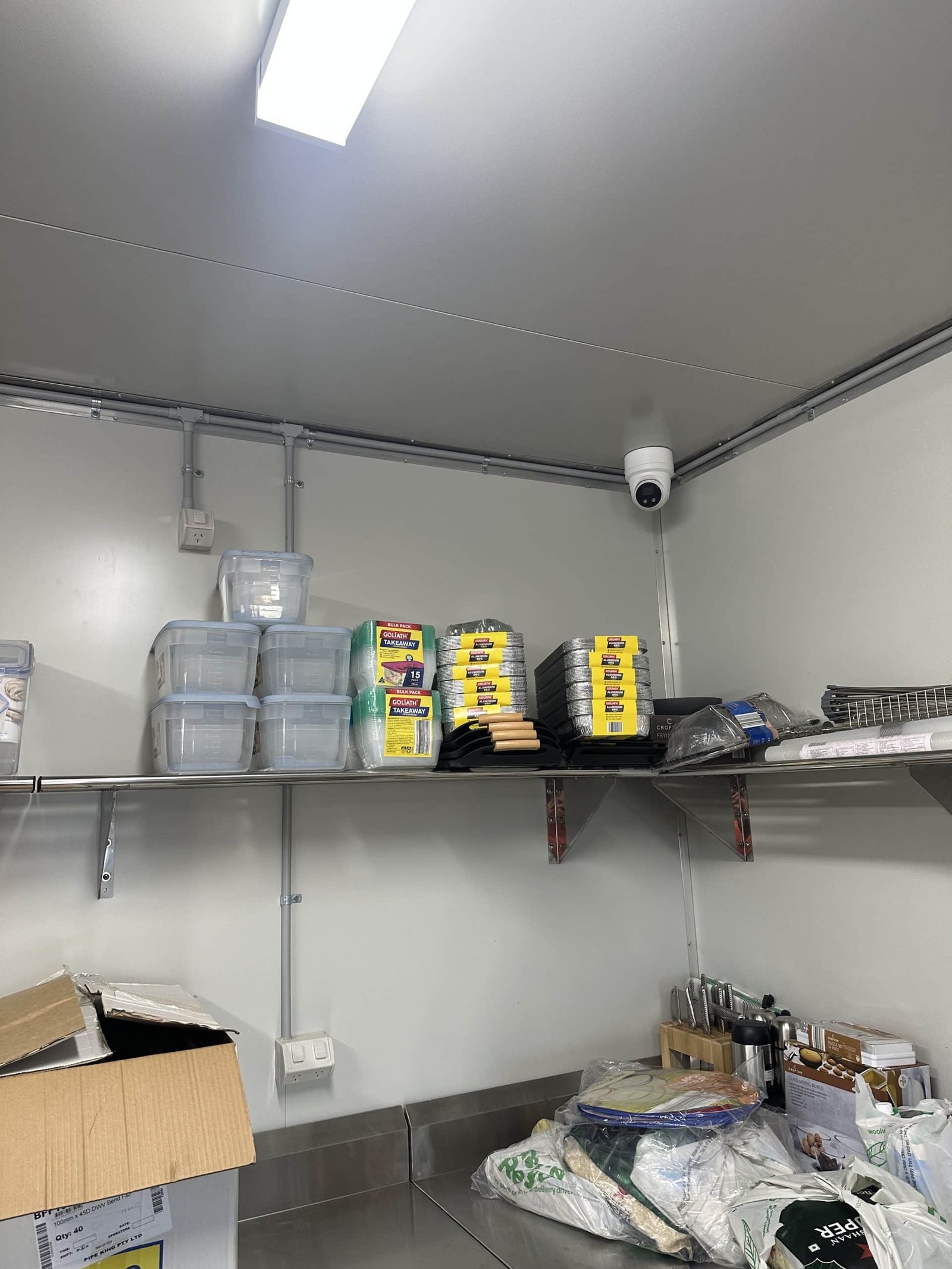 security camera installation commercial kitchen